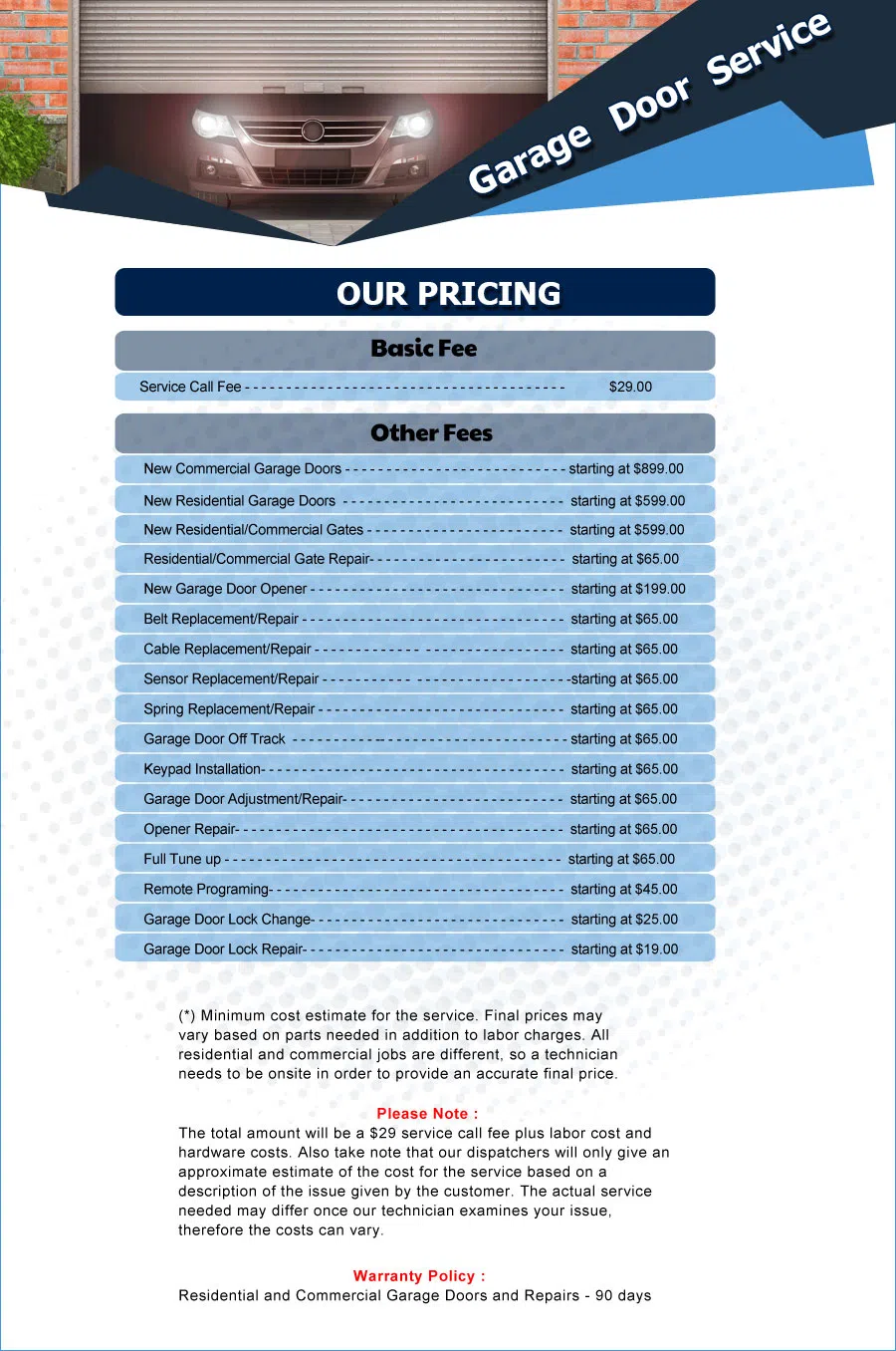 Eagle Garage Door Service Fort Worth, TX 817-969-4618